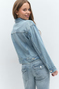 Y denim jacket - Mid blue