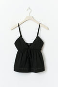 Frill singlet - Paisley/aop
