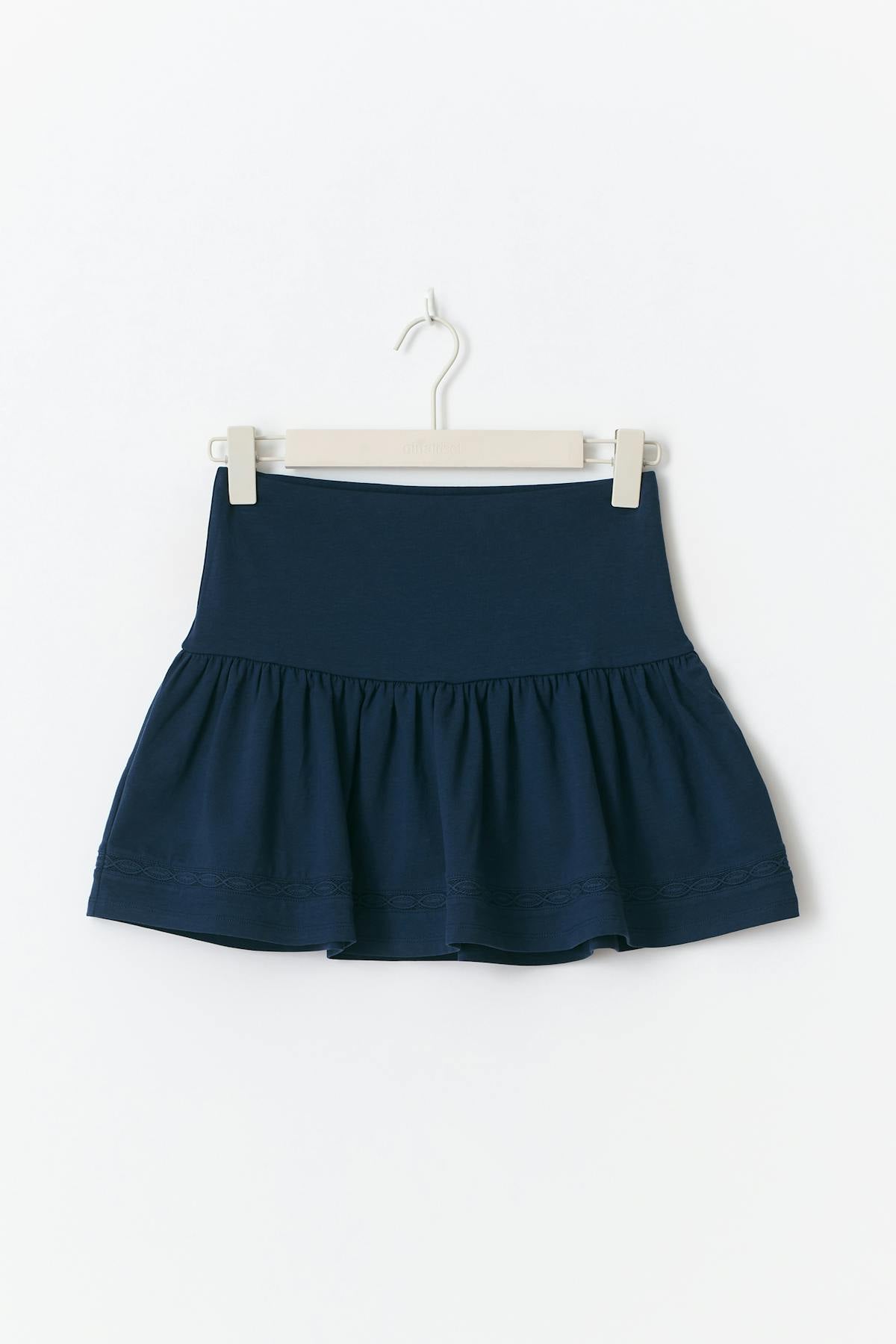 Mini frill skirt - Blanc cassé