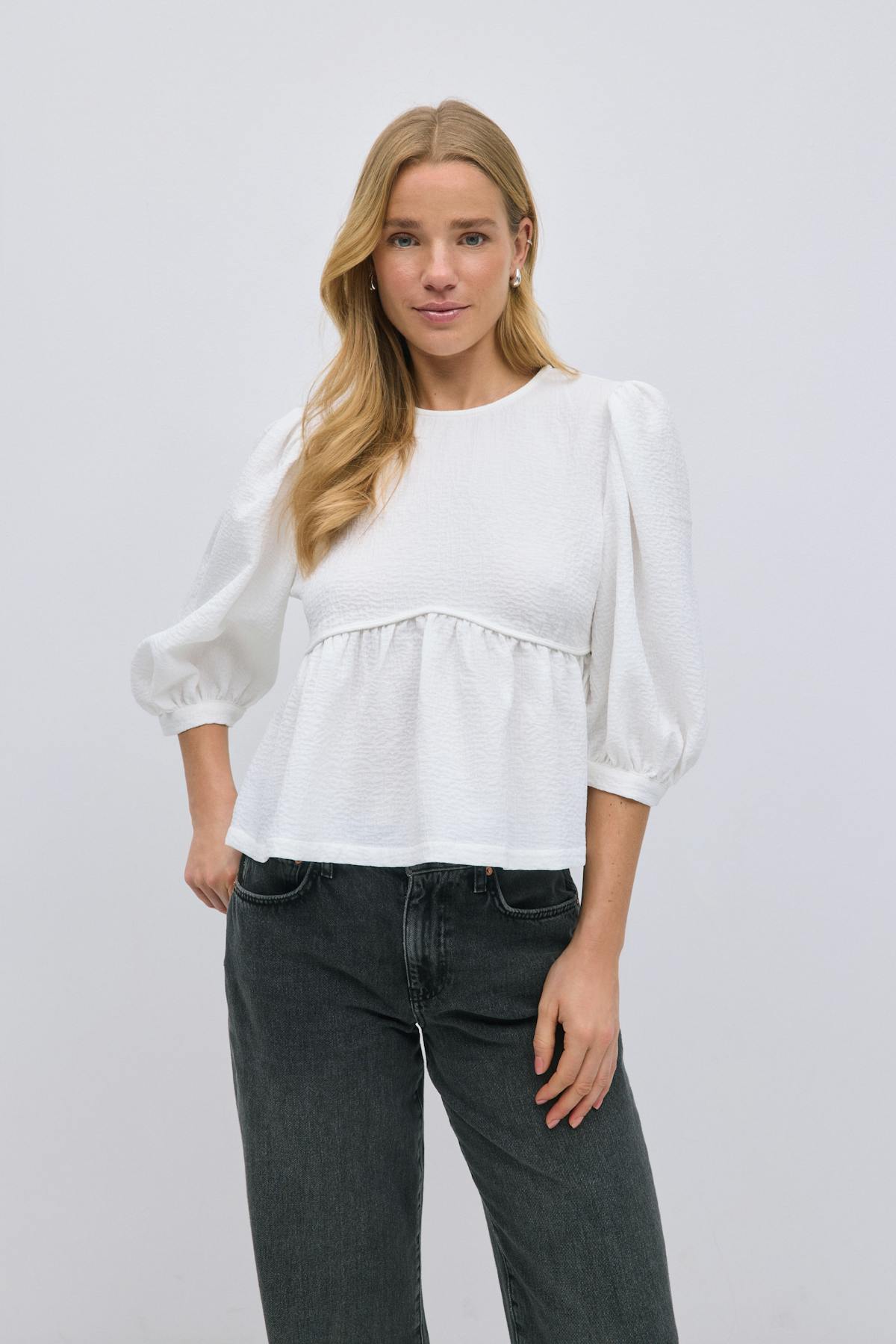 Peplum blouse - Rose