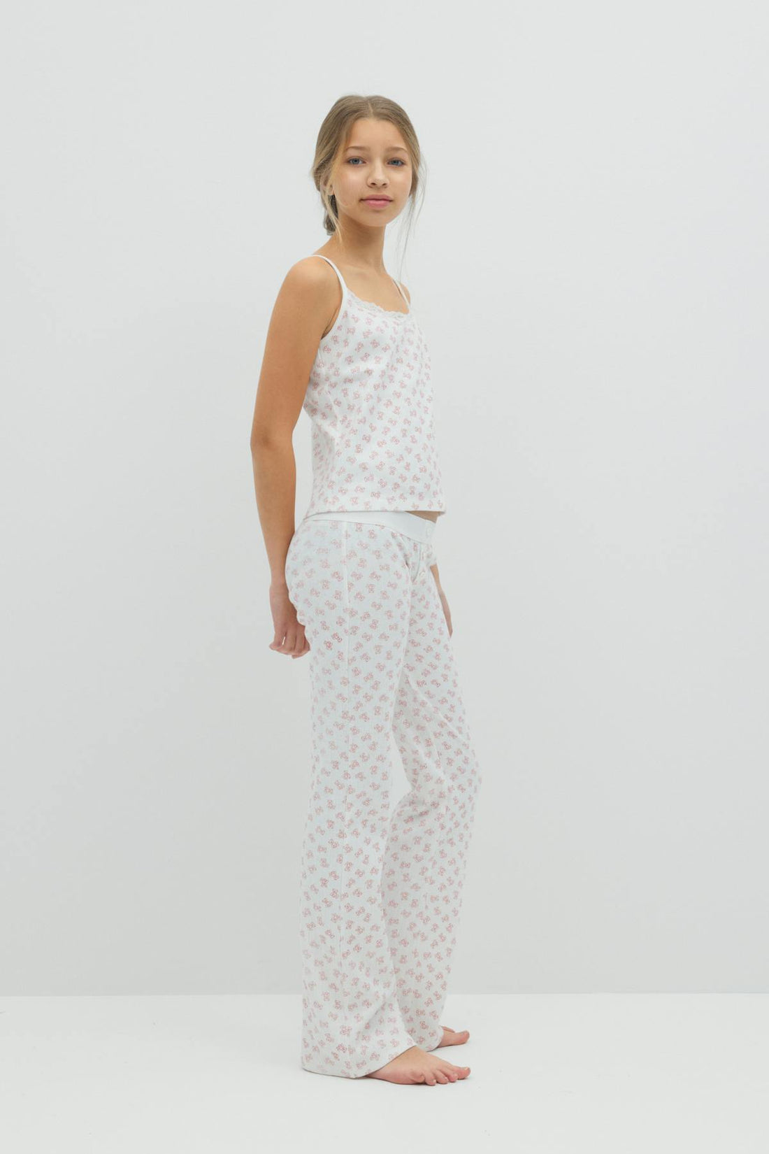 Y pj pants - Offwhite/aop