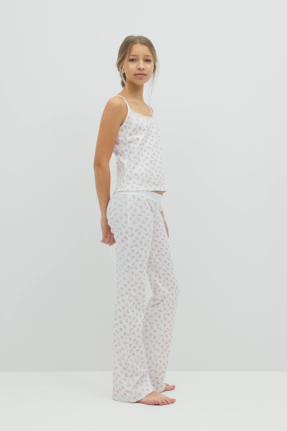 Y pj pants - Offwhite/aop
