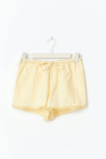 Broderie anglaise shorts - Noir