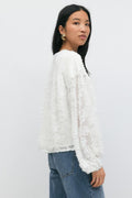 Structured blouse - Blanc cassé