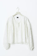 Structured blouse - Blanc cassé