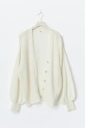 Chunky knitted cardigan - Ballet slipper