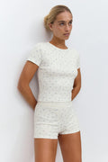 Homewear hotpants - Ditsy aop