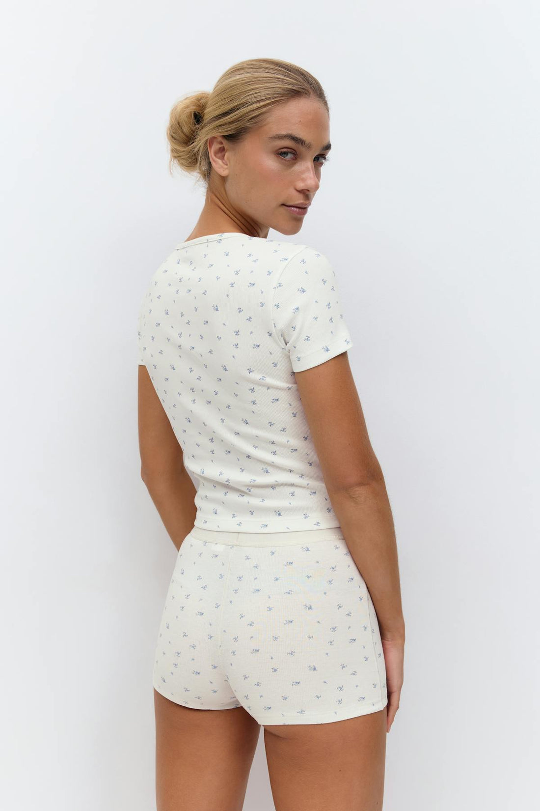Homewear hotpants - Ditsy aop