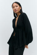 Textured top - Gardenia