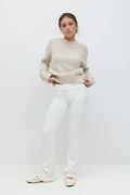 Y low flare trousers - Noir