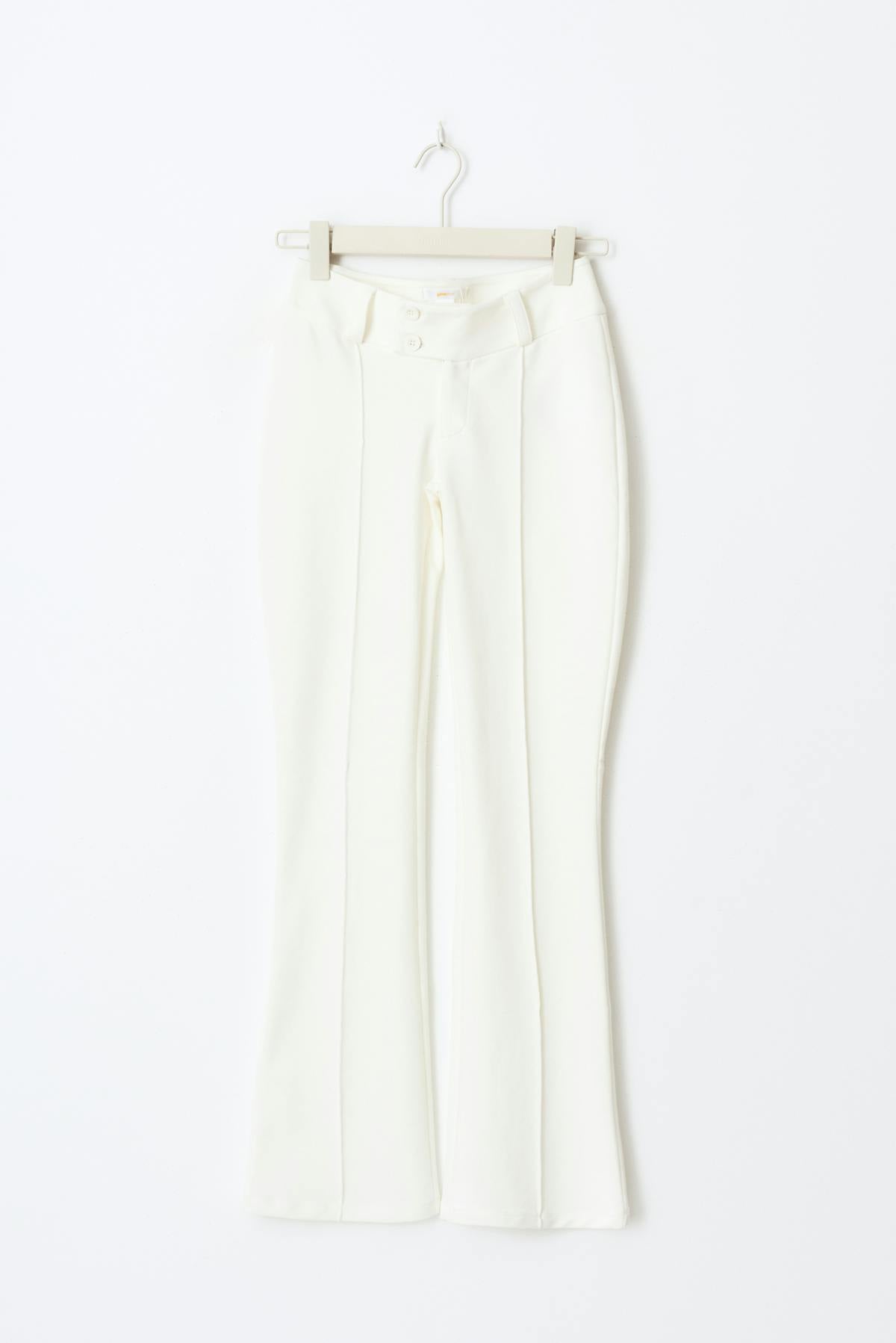 Y low flare trousers - Noir