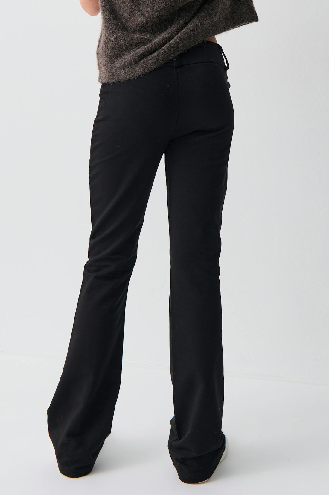 Y low flare trousers - Noir