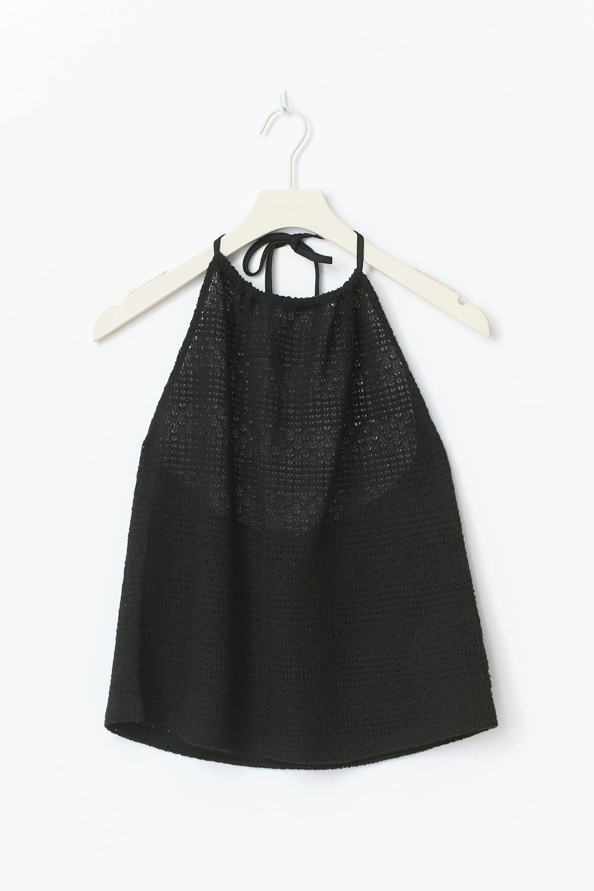 Crochet top - Blanc cassé