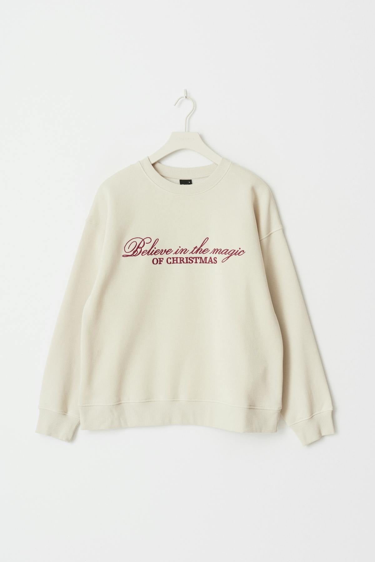 Printed sweater - Offwhite/red