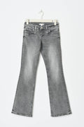 Scandi low waist bootcut jeans - Gris clair