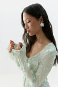 Embroidery top - Mercury