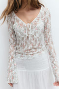 Lace top - Bordeaux