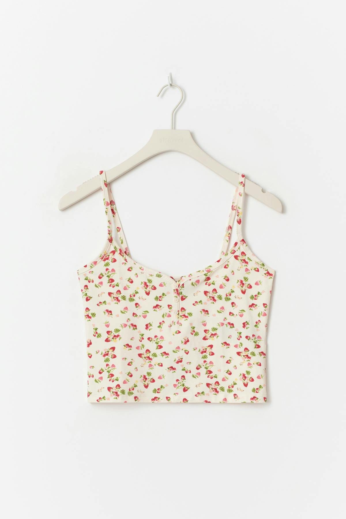 Homewear singlet - Strawberry