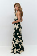 Embroidery dress - Noir
