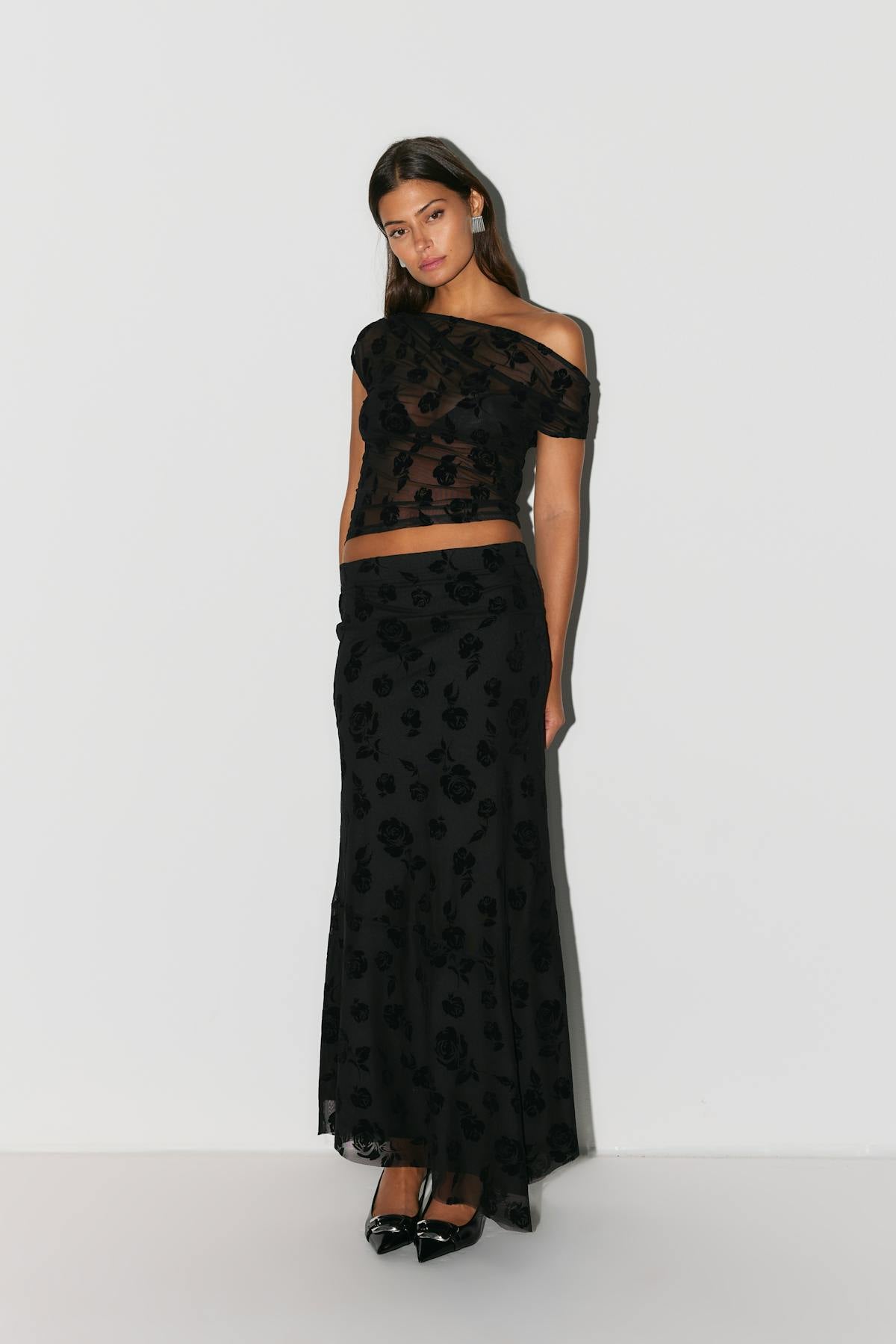 Burnout top - Noir