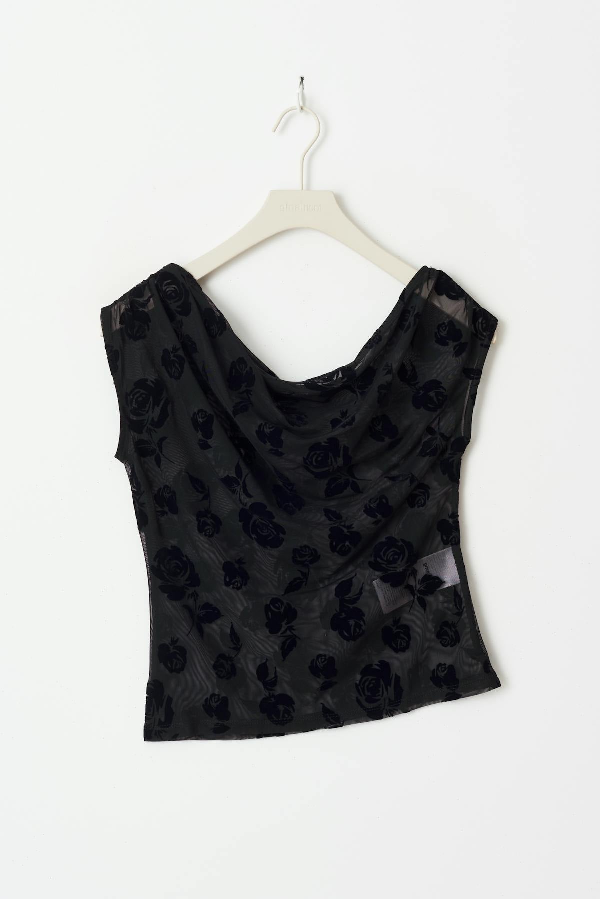 Burnout top - Noir