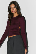Micro top - Bordeaux