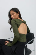 Micro top - Kaki