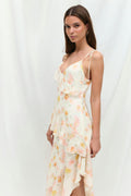 Frill dress - Biking red