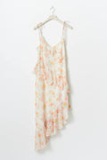 Frill dress - Watercolor aop