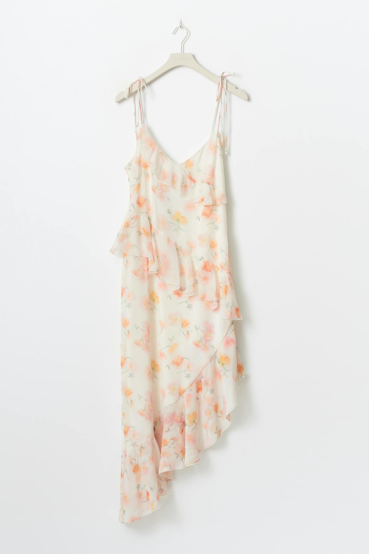 Frill dress - Watercolor aop