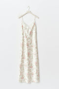 Lace detail maxi dress - Bouquet flower