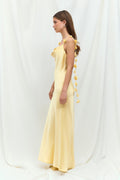 Cowl neck dress - Green lily