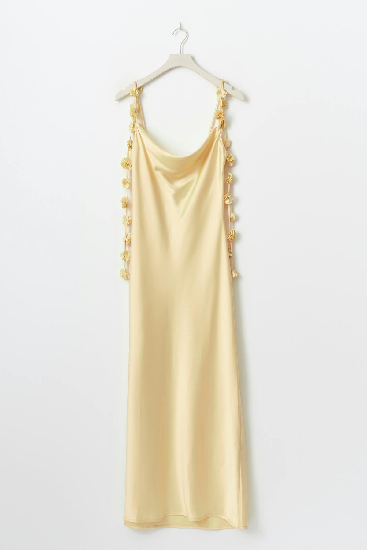 Cowl neck dress - Green lily