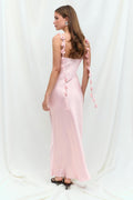Cowl neck dress - Green lily