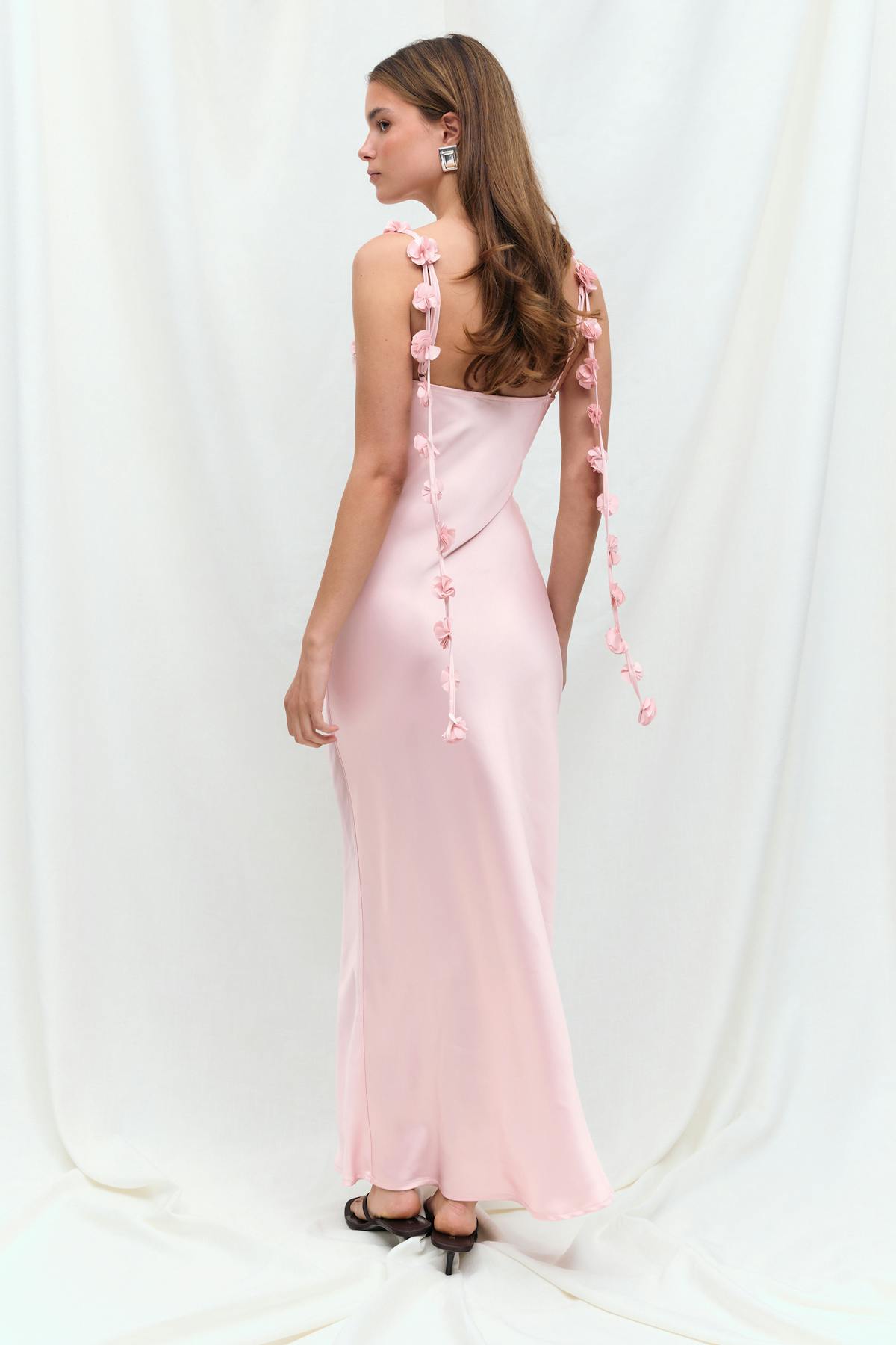 Cowl neck dress - Green lily
