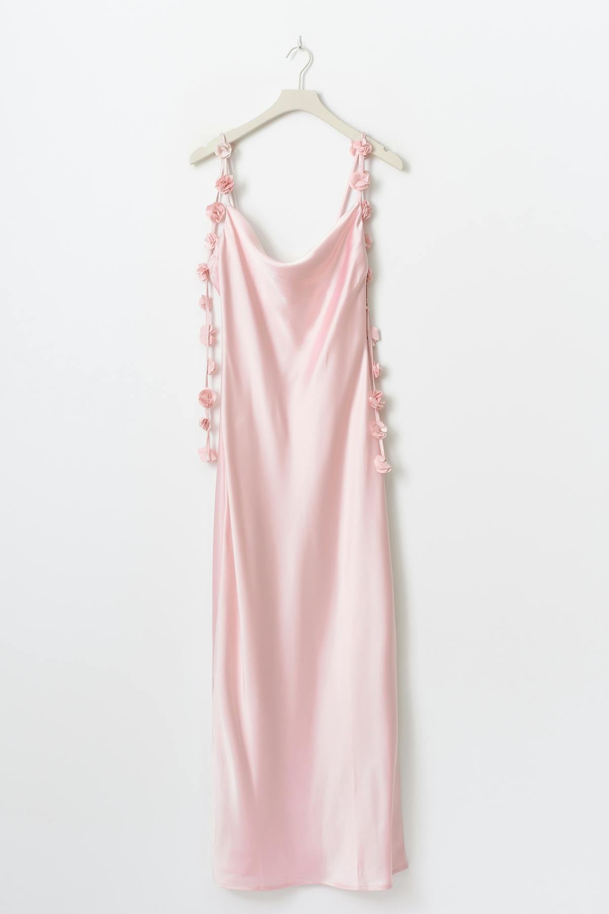 Cowl neck dress - Green lily