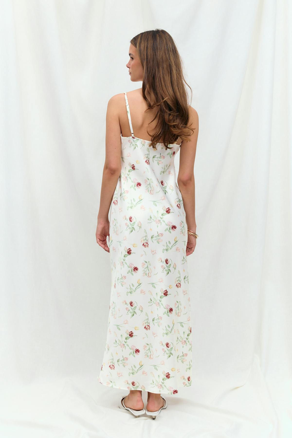 Midi dress - Flower pedals