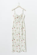 Midi dress - Flower pedals