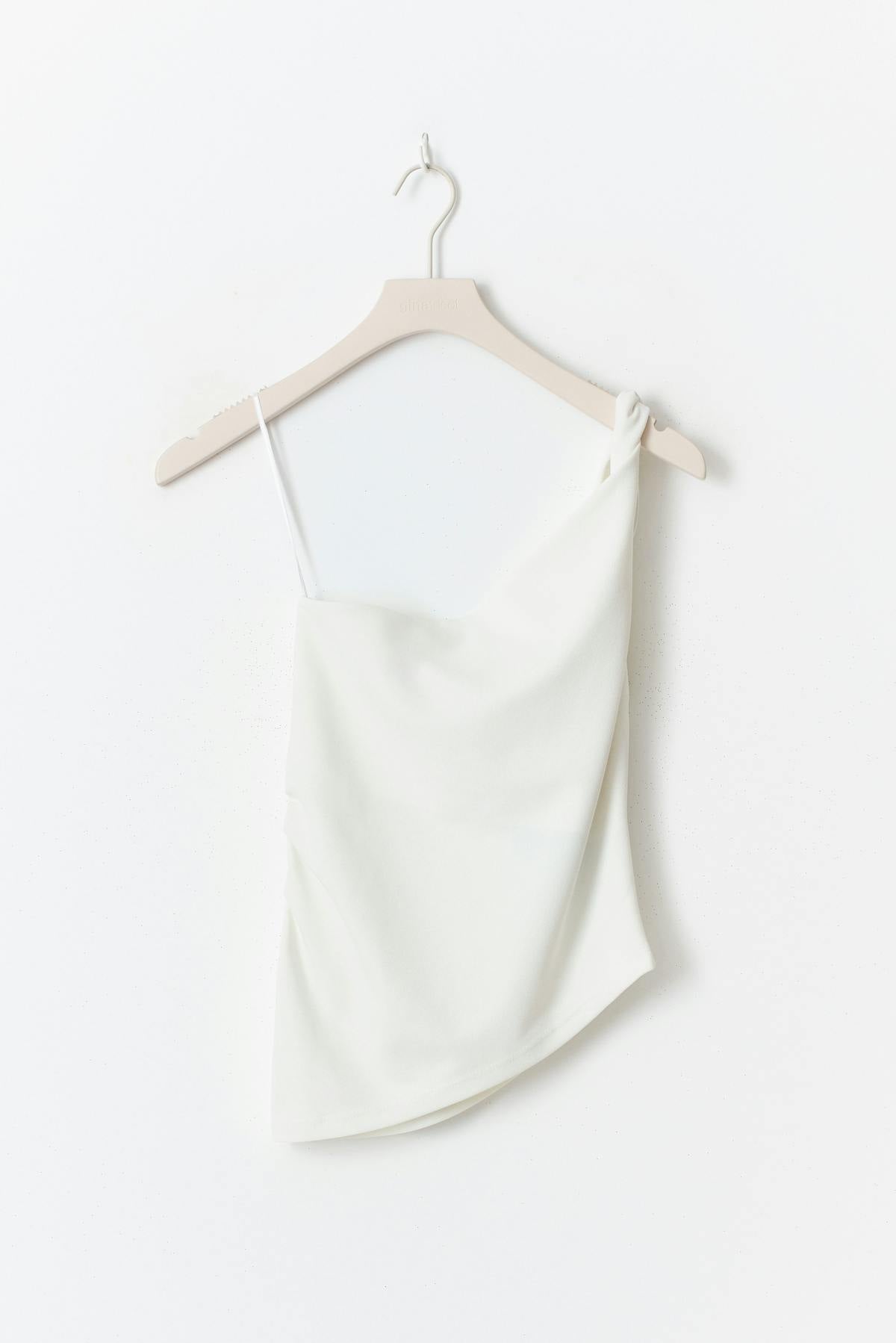 Twist top - Blanc cassé