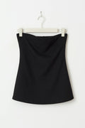 long tube top - Noir