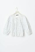 Boho blouse - Blue flower