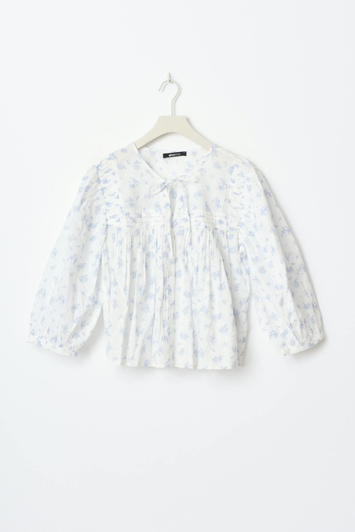 Boho blouse - Blue flower