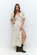 Wrap dress - Blanc