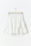 Boho mini skirt - Blanc
