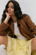Boho mini skirt - Flower aop