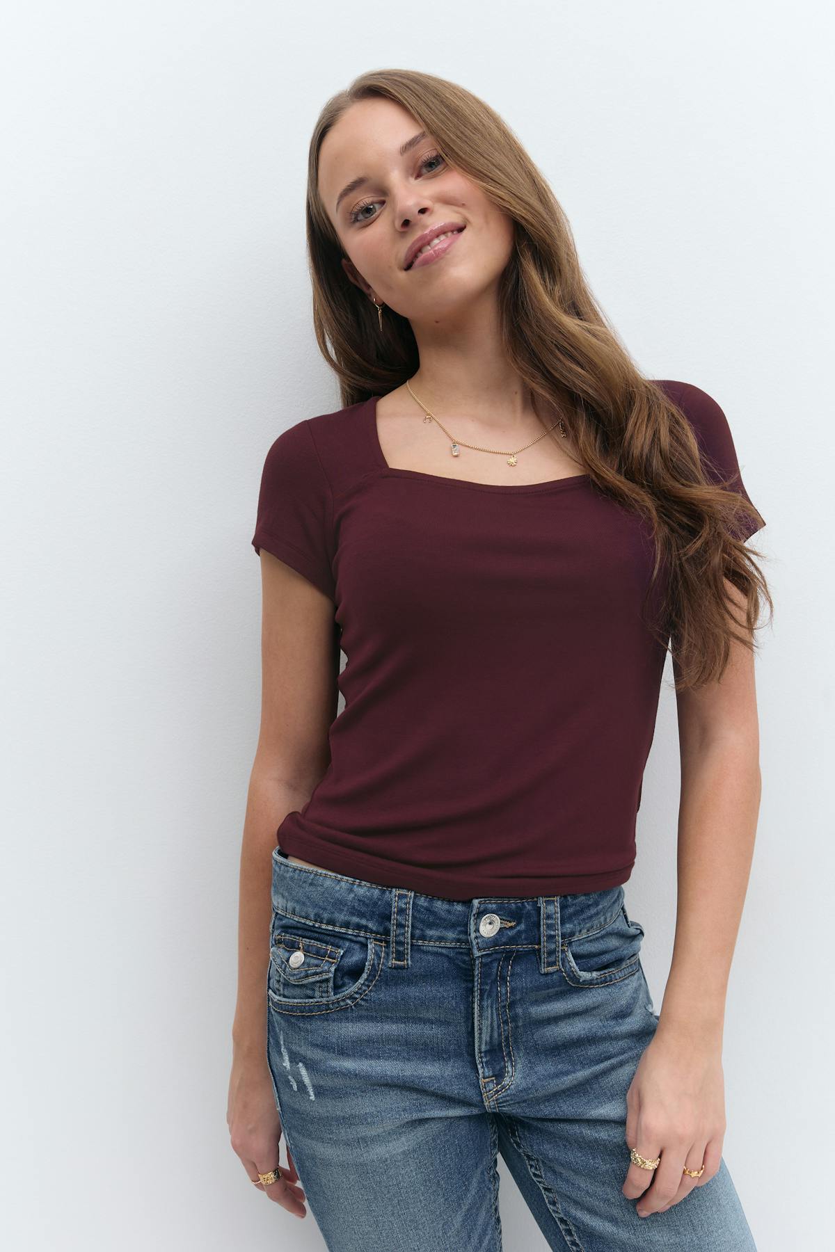 Y scandi short sleeve top - Wine tasting