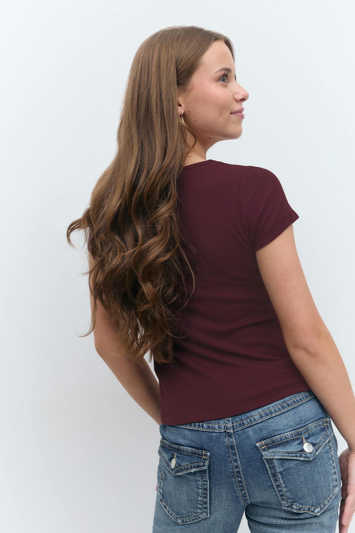 Y scandi short sleeve top - Wine tasting