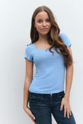 Y scandi short sleeve top - Wine tasting