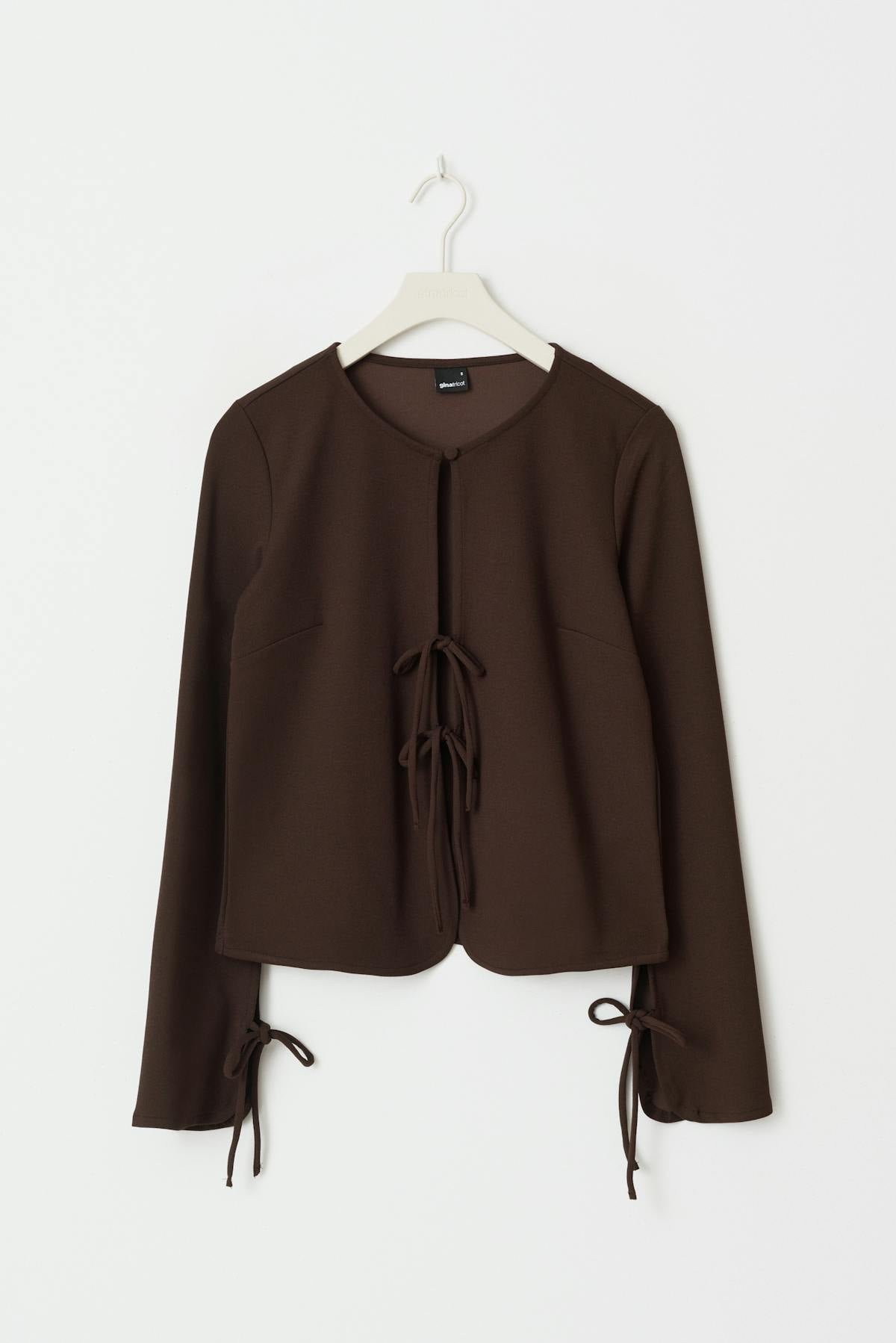 Front tie top - Java