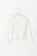 Y smock long sleeve top - Navy blazer